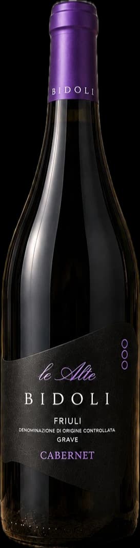 Bidoli Le Alte Cabernet bottle
