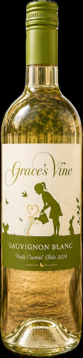 Grace’s Vine Sauvignon Blanc bottle